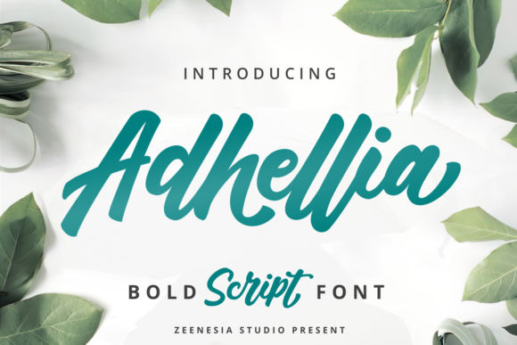 Adhellia: A Sweet Handwritten Font for Web Design