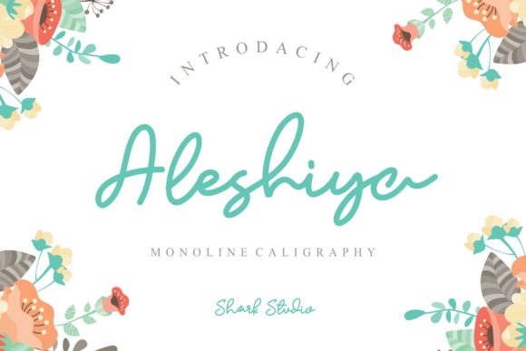 Aleshiya: A Delicate Script Font for Editorial Design