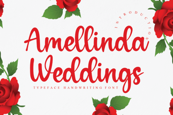 Amellinda Weddings: The Elegant Script Font for Brands