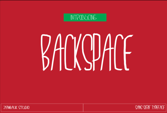 Backspace: A Handwritten Font for Editorial Design