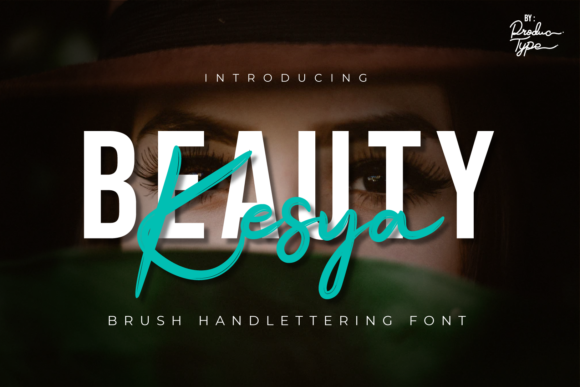 Beauty Kesya: A Handwritten Font for Modern Editorial Design