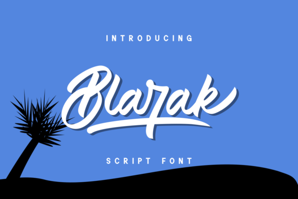 Blarak: A Handwritten Typeface for Modern Web Design