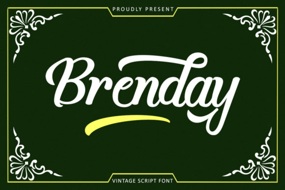 Brenday: A Retro Handwritten Font for Campaigns