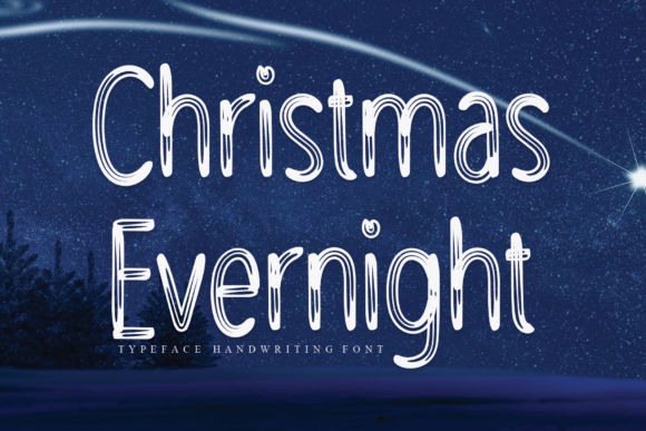 Christmas Evernight: A Handwritten Font for Marketers