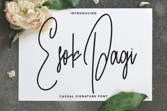 Esok Pagi: A Handwritten Font for Modern Web Design