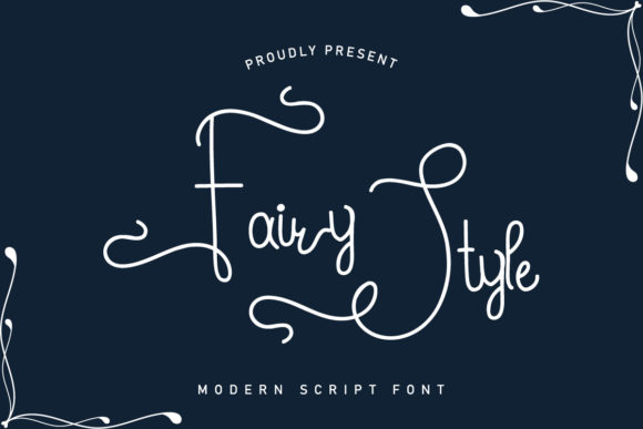 Fairy Style: A Modern Script Font for Editorial Design
