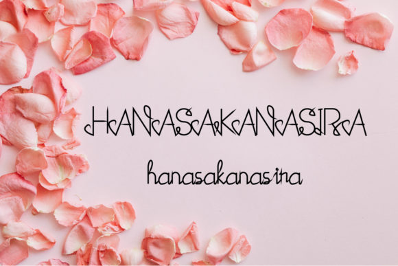Hanasakanasira: A Luxurious Handwritten Font Review
