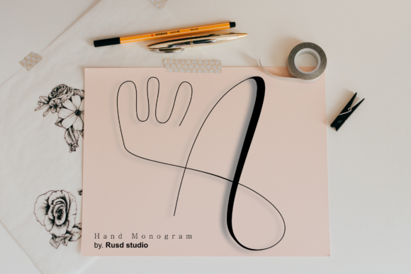 Hand Monogram: The Elegant Script Font for Marketers