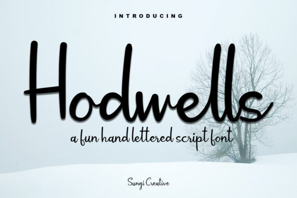 Hodwells: A Premium Handwritten Font for Campaigns