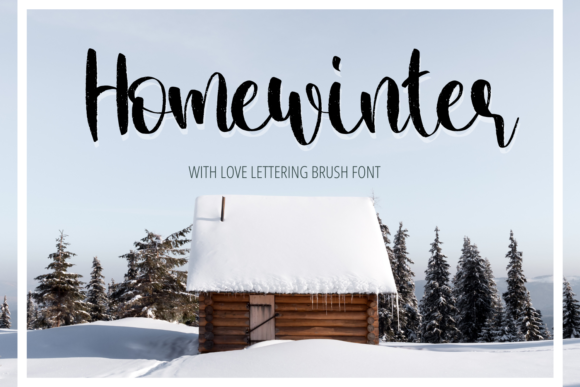 Home Winter: A Handwritten Font for Cozy Editorial Design