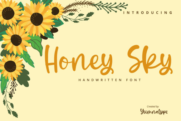 Honey Sky: A Friendly Handwritten Font for Web Design