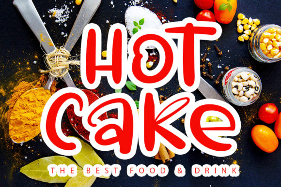 Hot Cake: A Bold Handwritten Font for Brand Identity