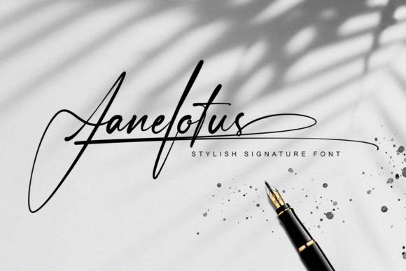 Janelotus: A Premium Handwritten Font for Brand Identity