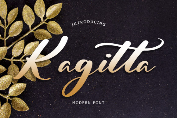 Kagitta: A Romantic Handwritten Font for Makers