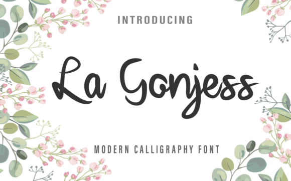 La Gonjess: A Sweet Script Font for Web Design
