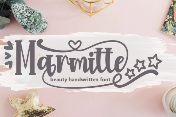 Marmitte: A Modern Handwritten Font for Web Design