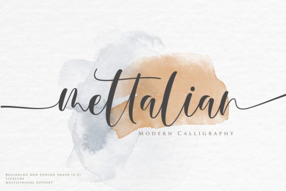 Mettalian: A Premium Script Font for Campaigns