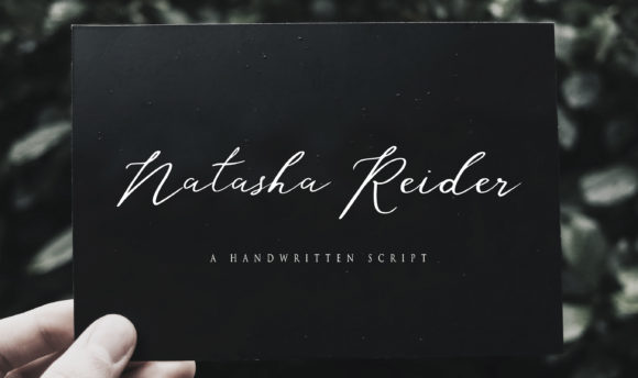Natasha Rieder: A Premium Script Font for Branding
