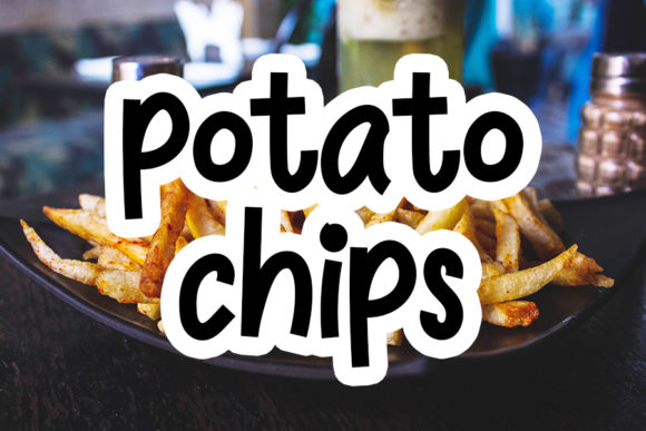Potato Chips: A Quirky Handwritten Font for Small Business