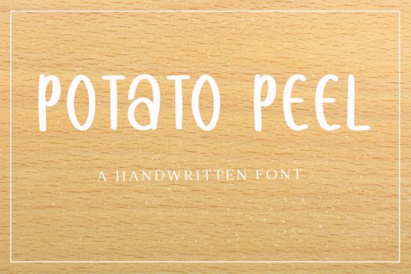 Potato Peel: A Handwritten Font for Modern Web Design