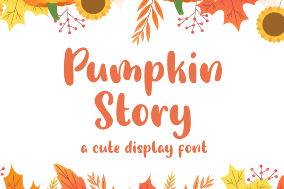 Pumpkin Story: A Handwritten Font for Cozy Branding