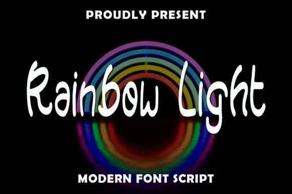 Rainbow Light: A Handwritten Font for Web Design