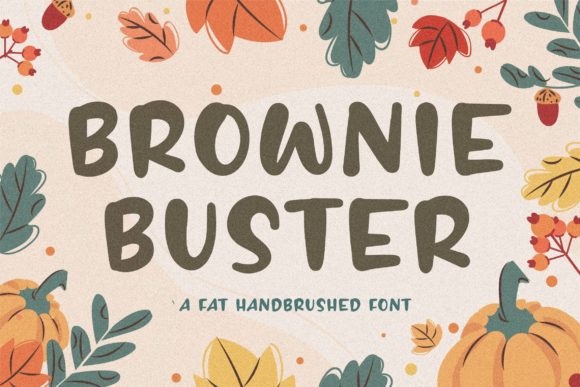 Reviewing Brownie Buster: A Bold Script Font for Brand Identity