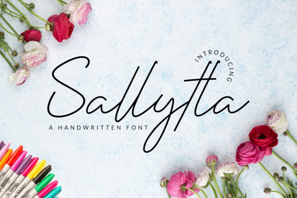 Sallytta: The Elegant Handwritten Font for Your Brand