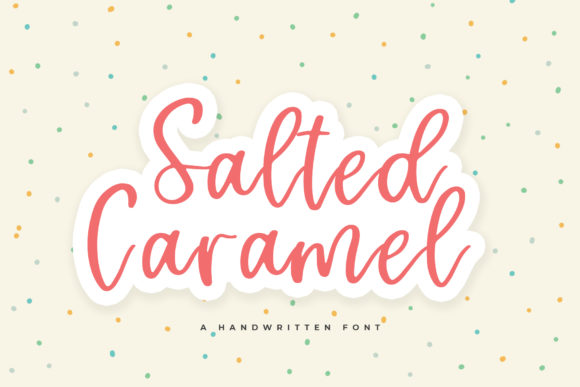 Salted Caramel: A Premium Handwritten Font for Web Design