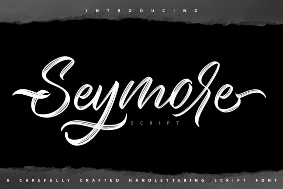 Seymore: A Trendy Handwritten Font for Small Business Branding