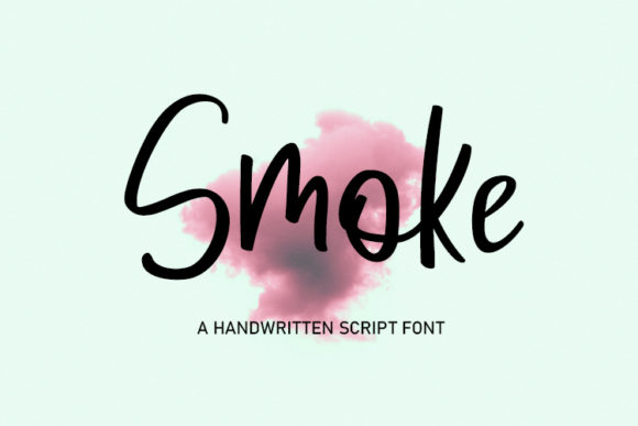 Smoke: A Handwritten Font for Modern Web Design