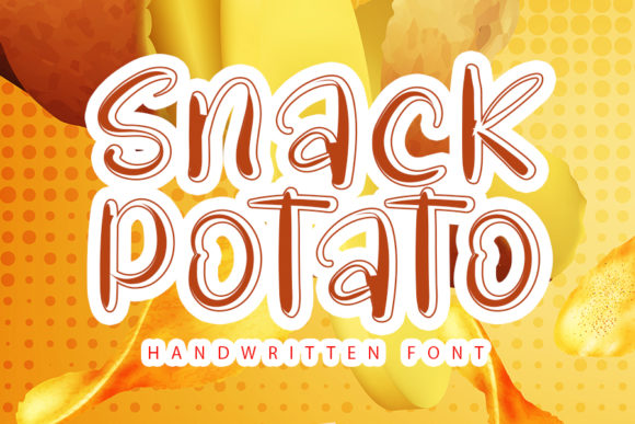 Snack Potato: A Sweet Handwritten Font for Editorial Design