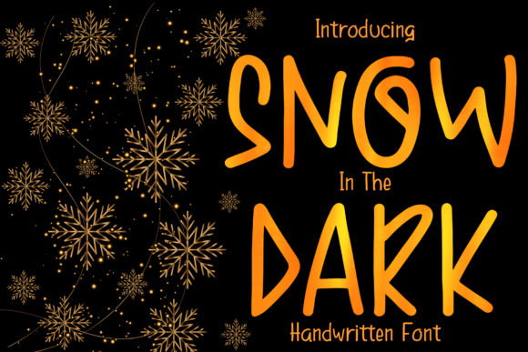 Snow in the Dark: A Unique Handwritten Font for Web Design