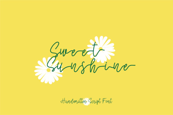 Sweet Sunshine: A Romantic Script Font for Crafters