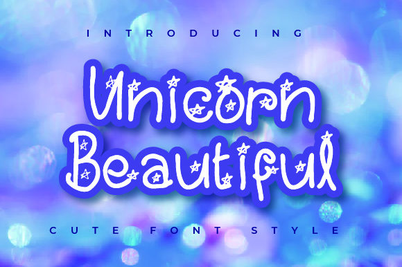 Unicorn Beautiful: A Handwritten Font for Campaigns