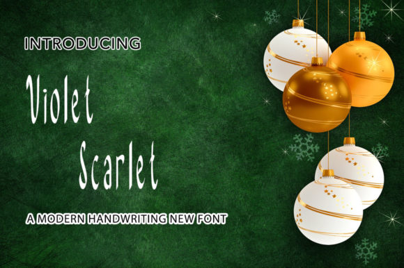 Violet Scarlet: A Cute Handwritten Font for Crafters