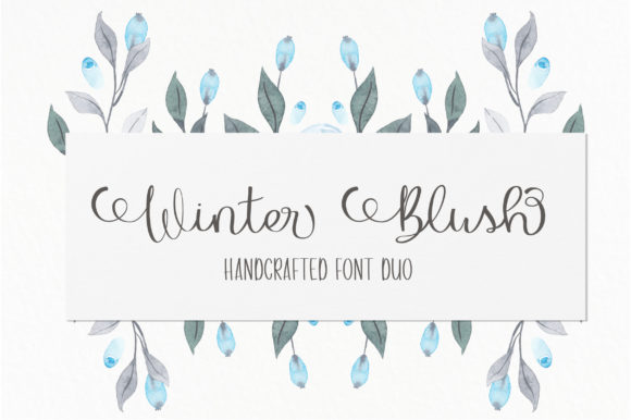 Winter Blush: A Romantic Script Font for Web Design